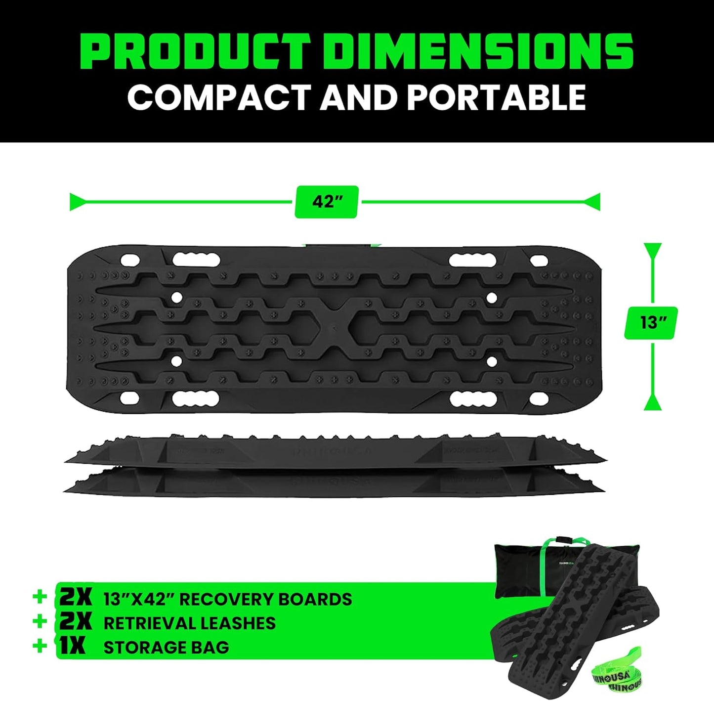 Rhino USA Off-Road Recovery Traction Boards