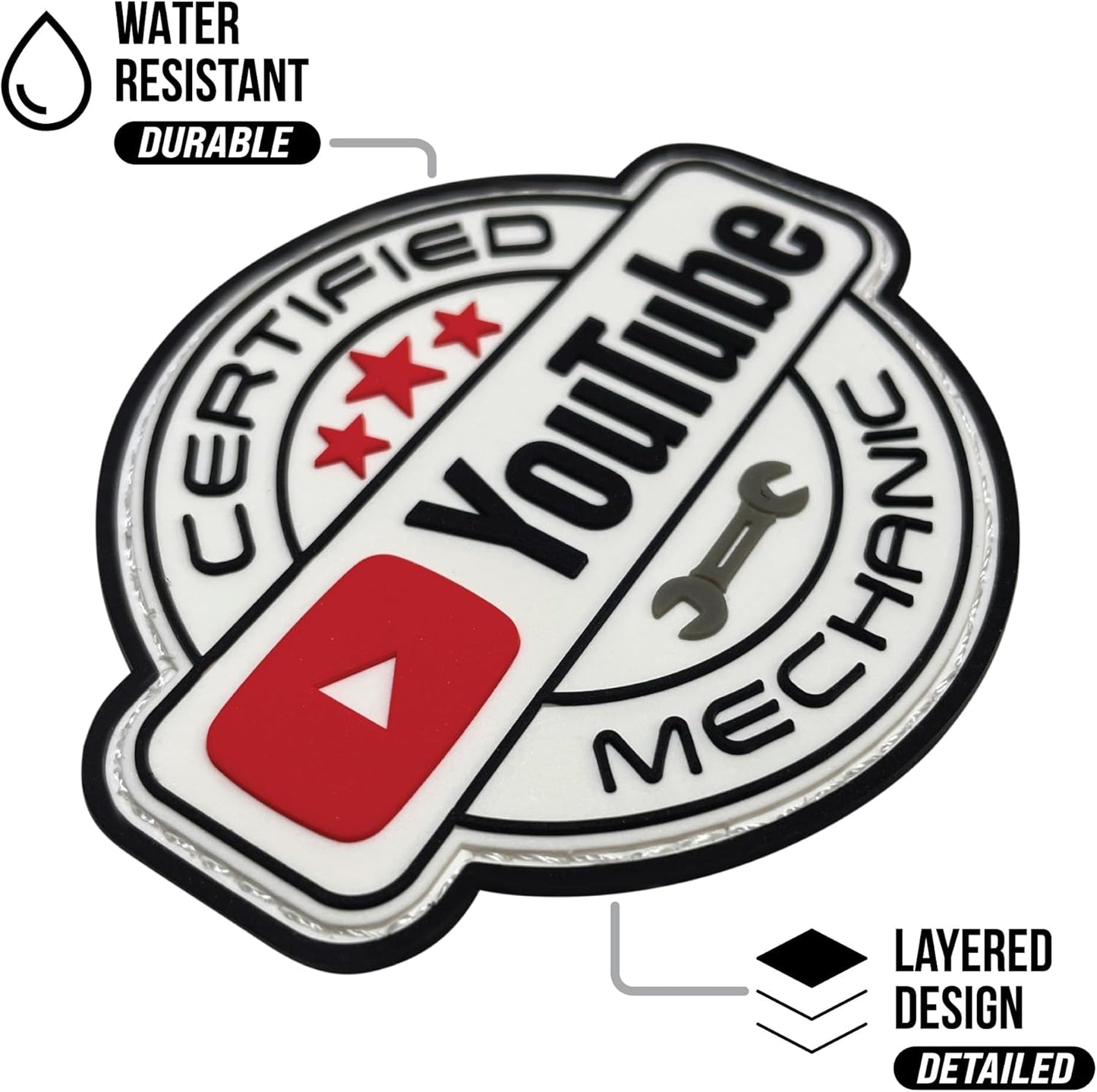 Certified YouTube Mechanic PVC Patch