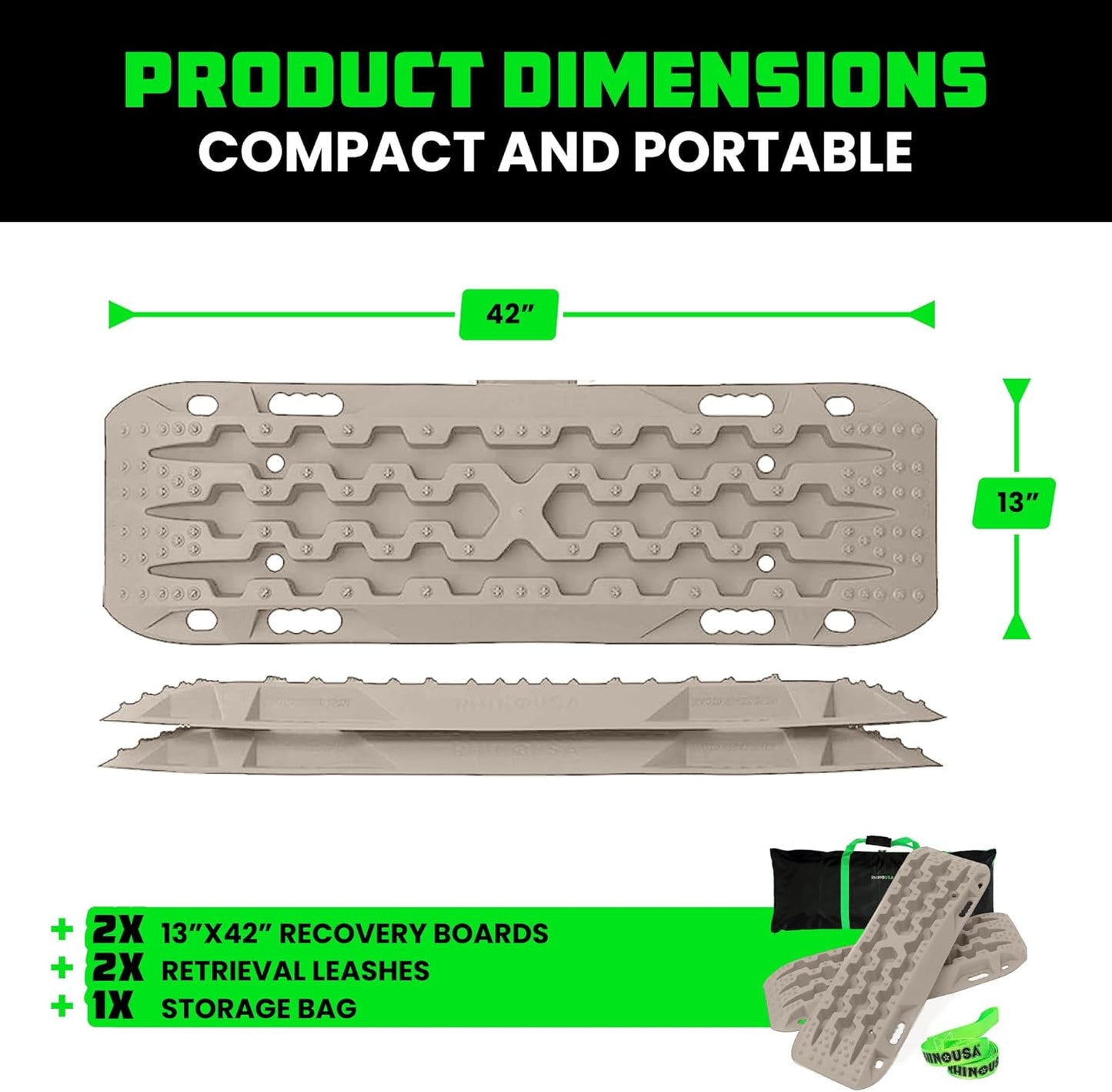 Rhino USA Off-Road Recovery Traction Boards