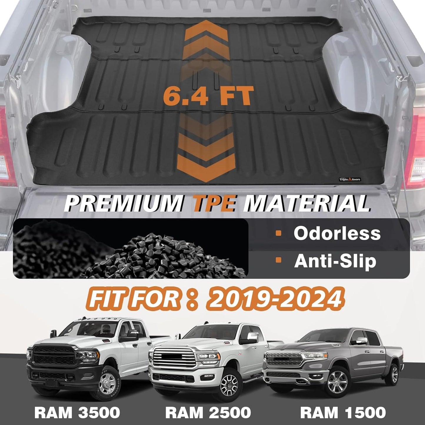 TripleAliners Truck Bed Mat