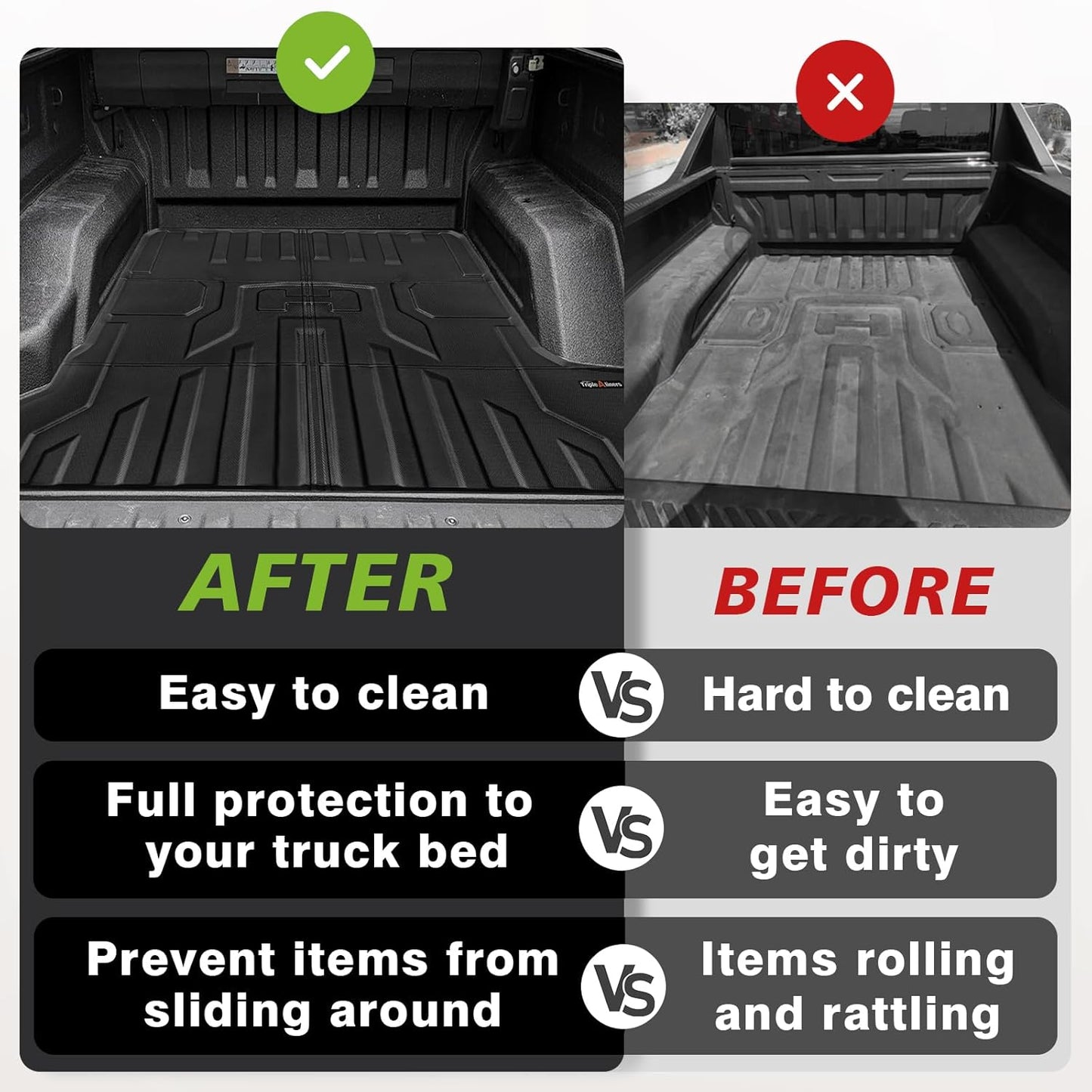TripleAliners Truck Bed Mat