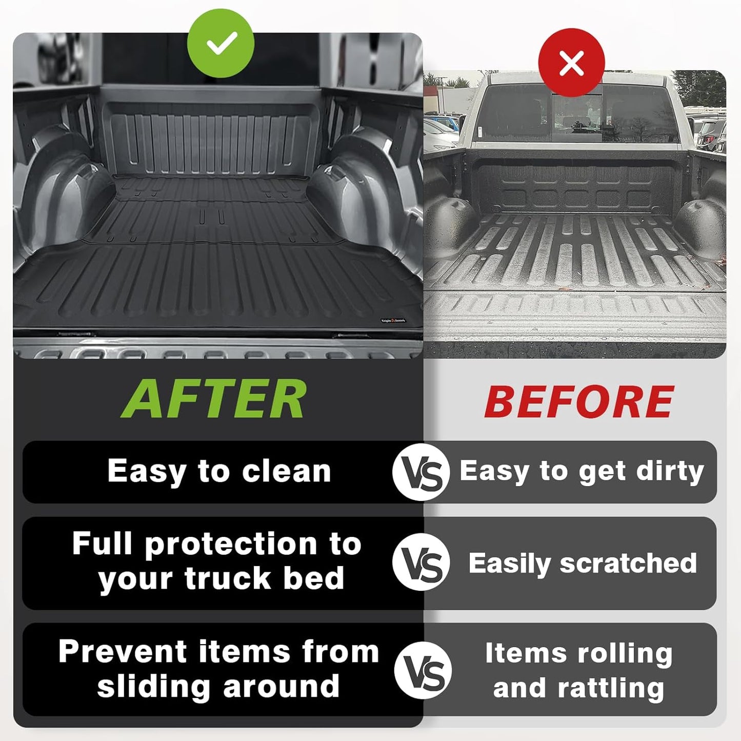 TripleAliners Truck Bed Mat