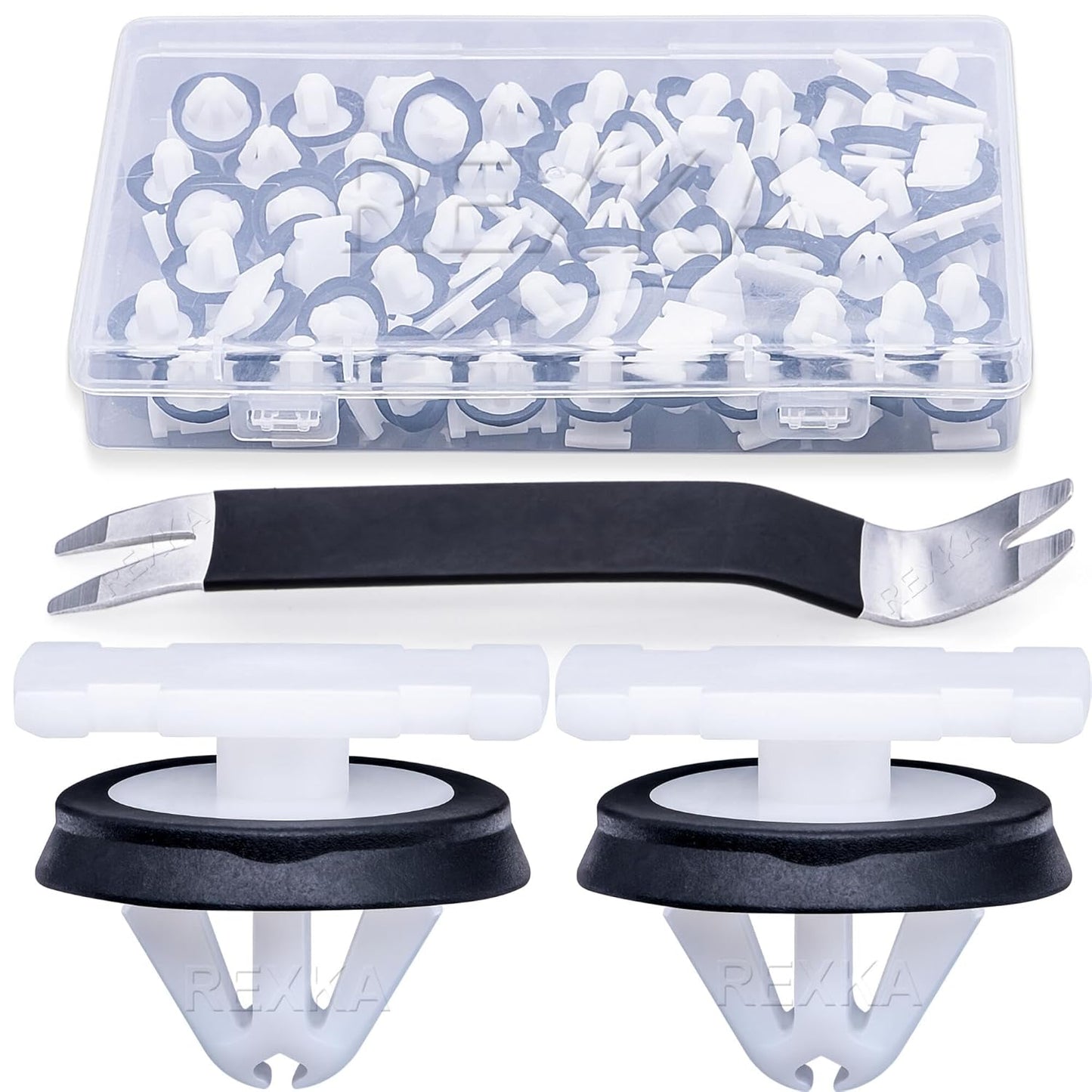 Rexka 30pcs Fender Flare Clip