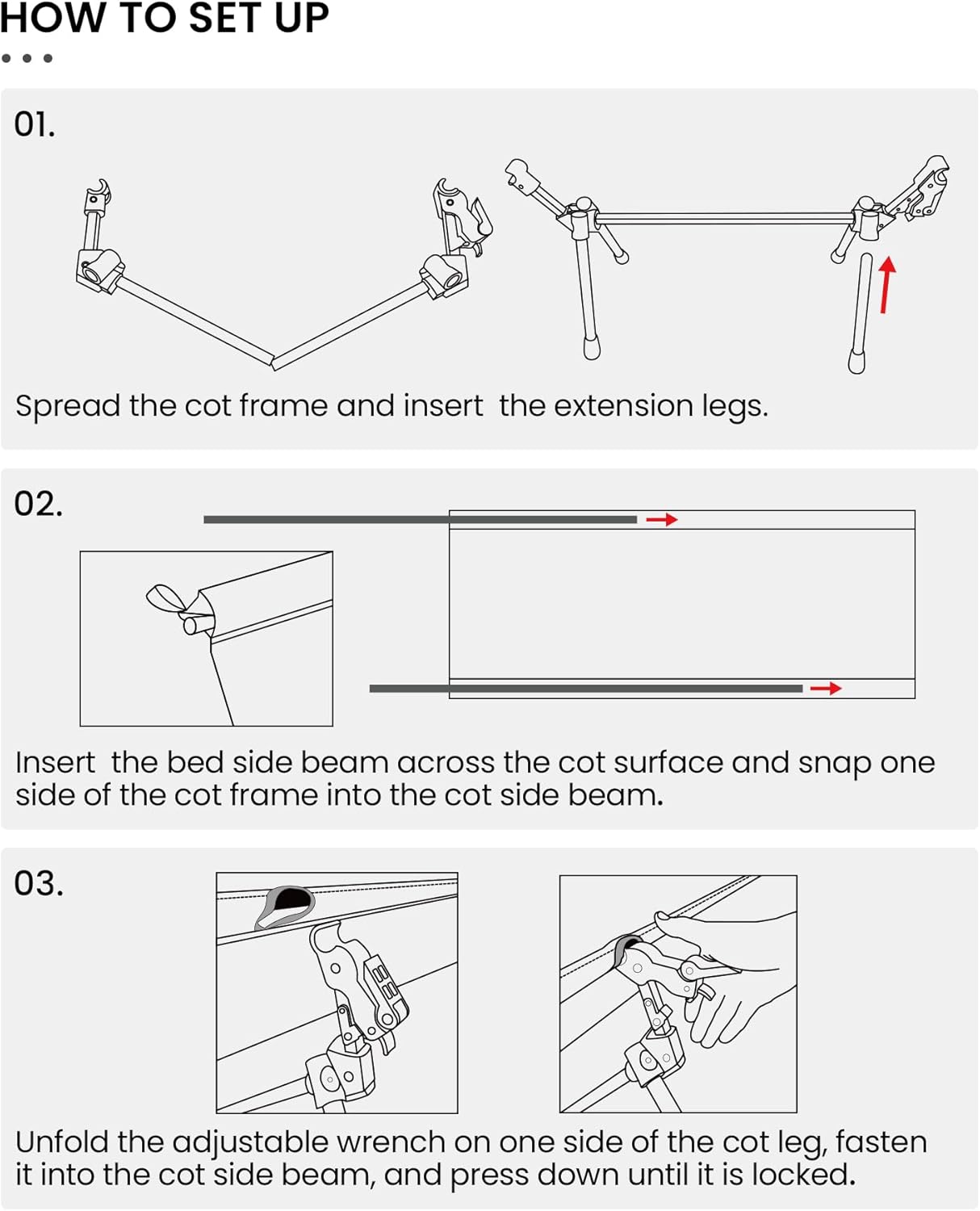OneTigris Camping Cot