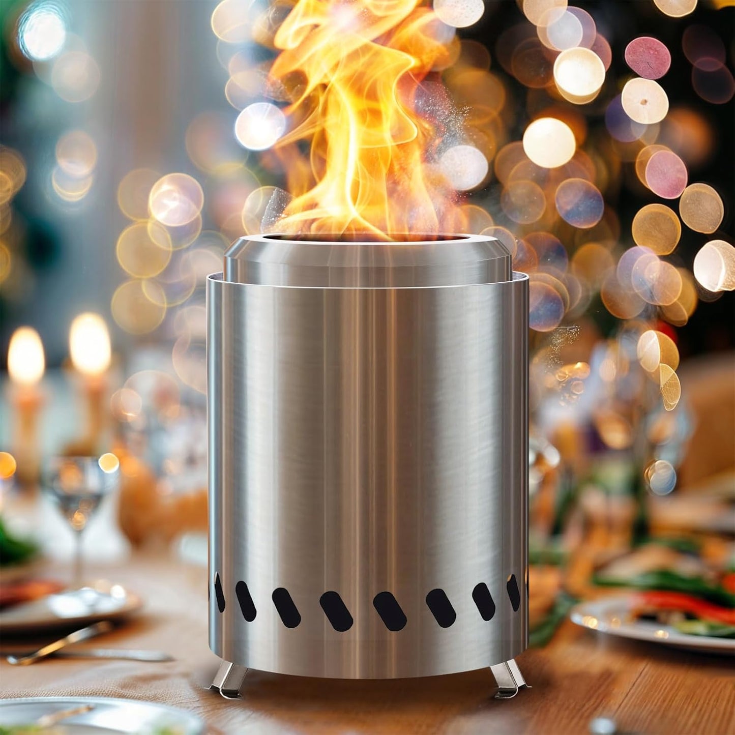 HGD 19.5" Smokeless Fire Pit Outdoor