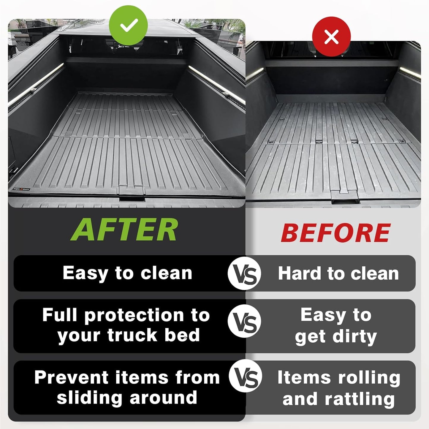 TripleAliners Truck Bed Mat