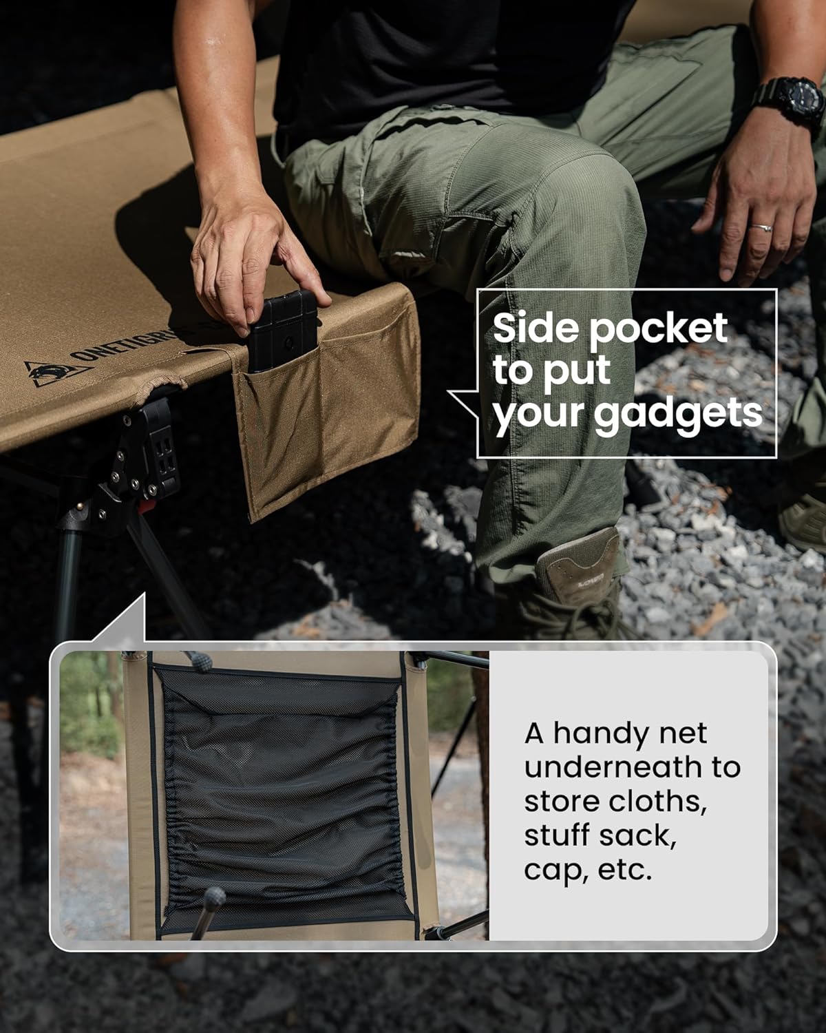 OneTigris Camping Cot