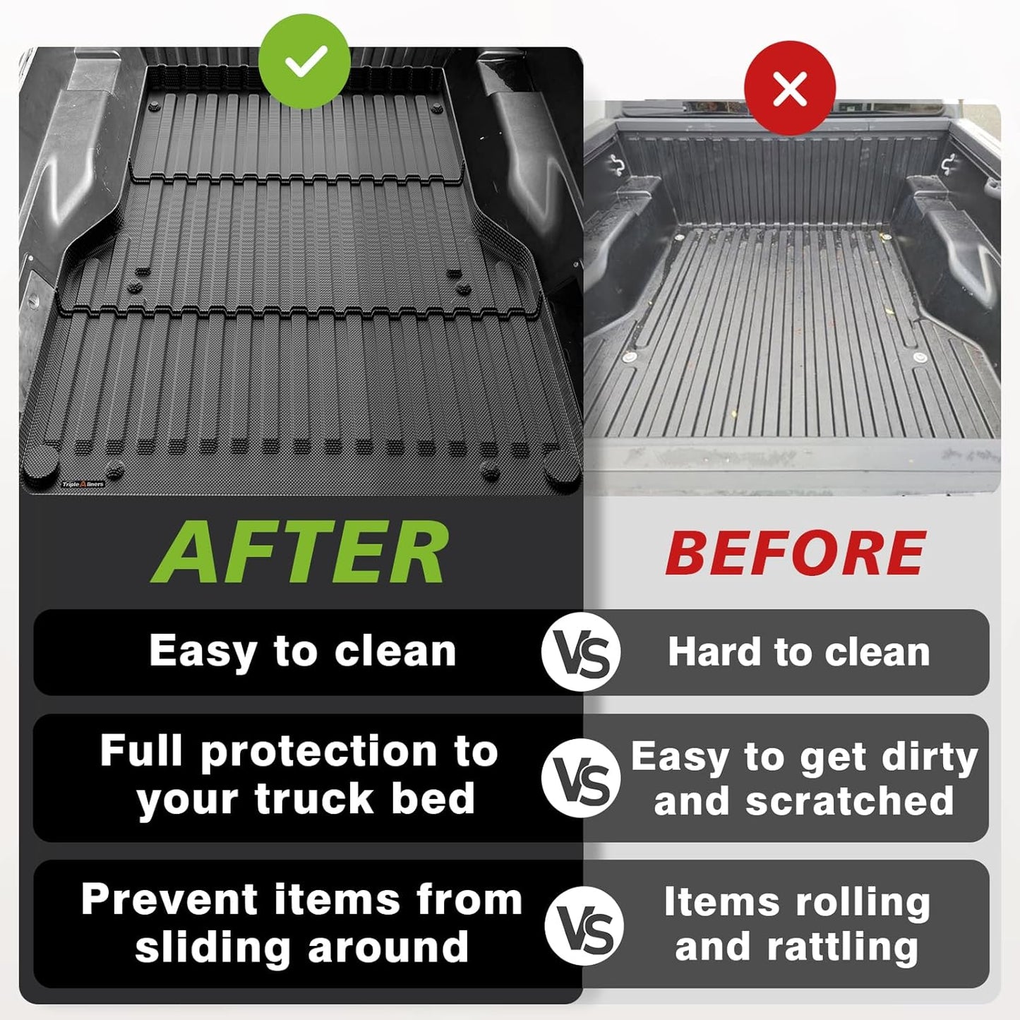 TripleAliners Truck Bed Mat