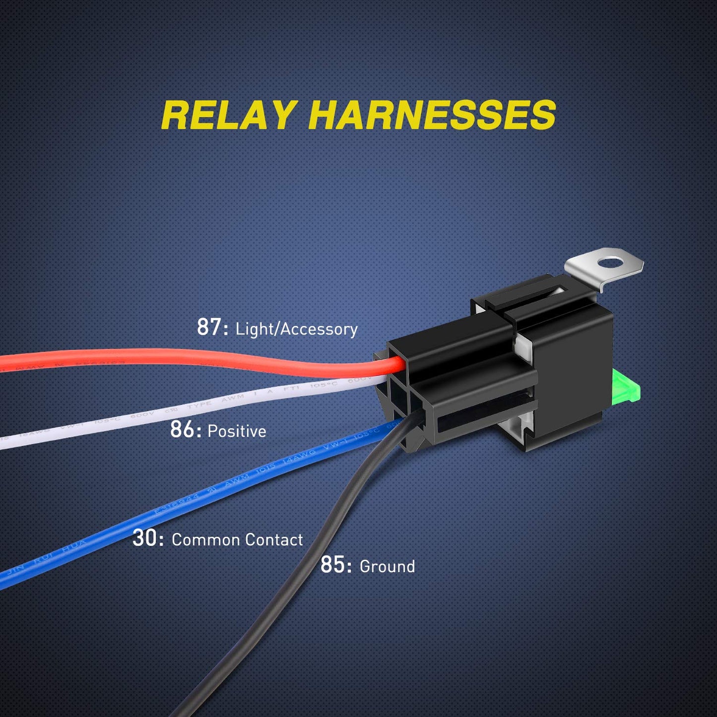 Nilight 5 Pack 30A Fuse Relay