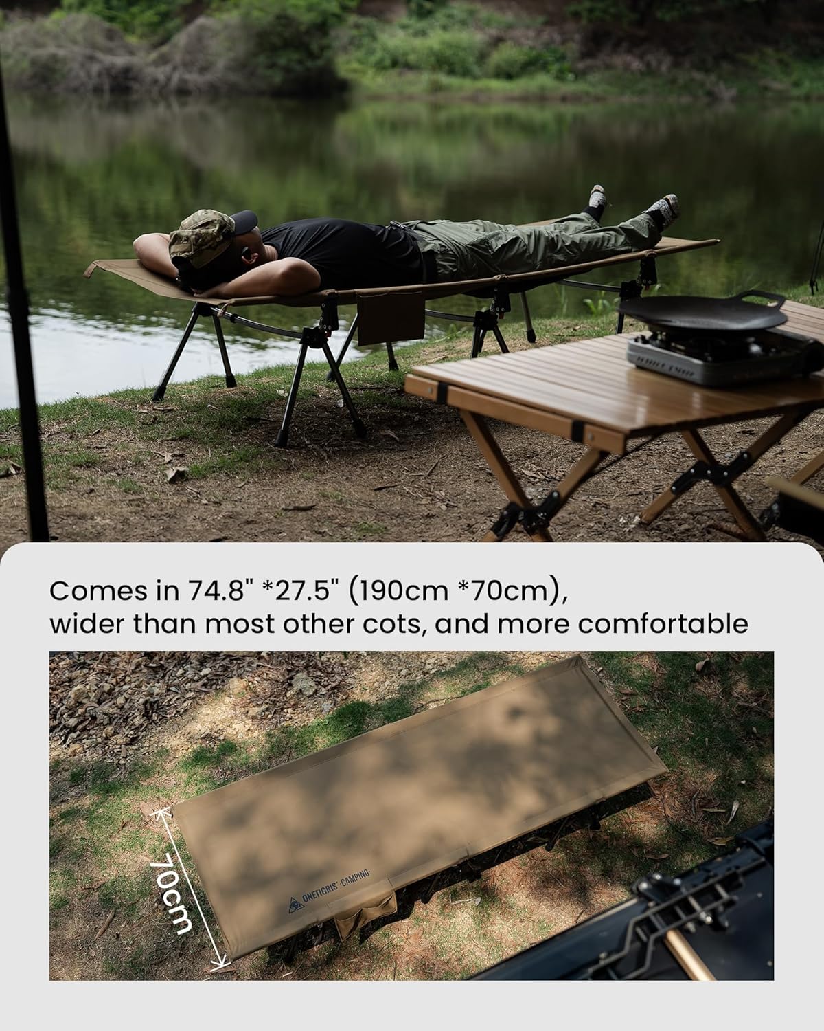 OneTigris Camping Cot