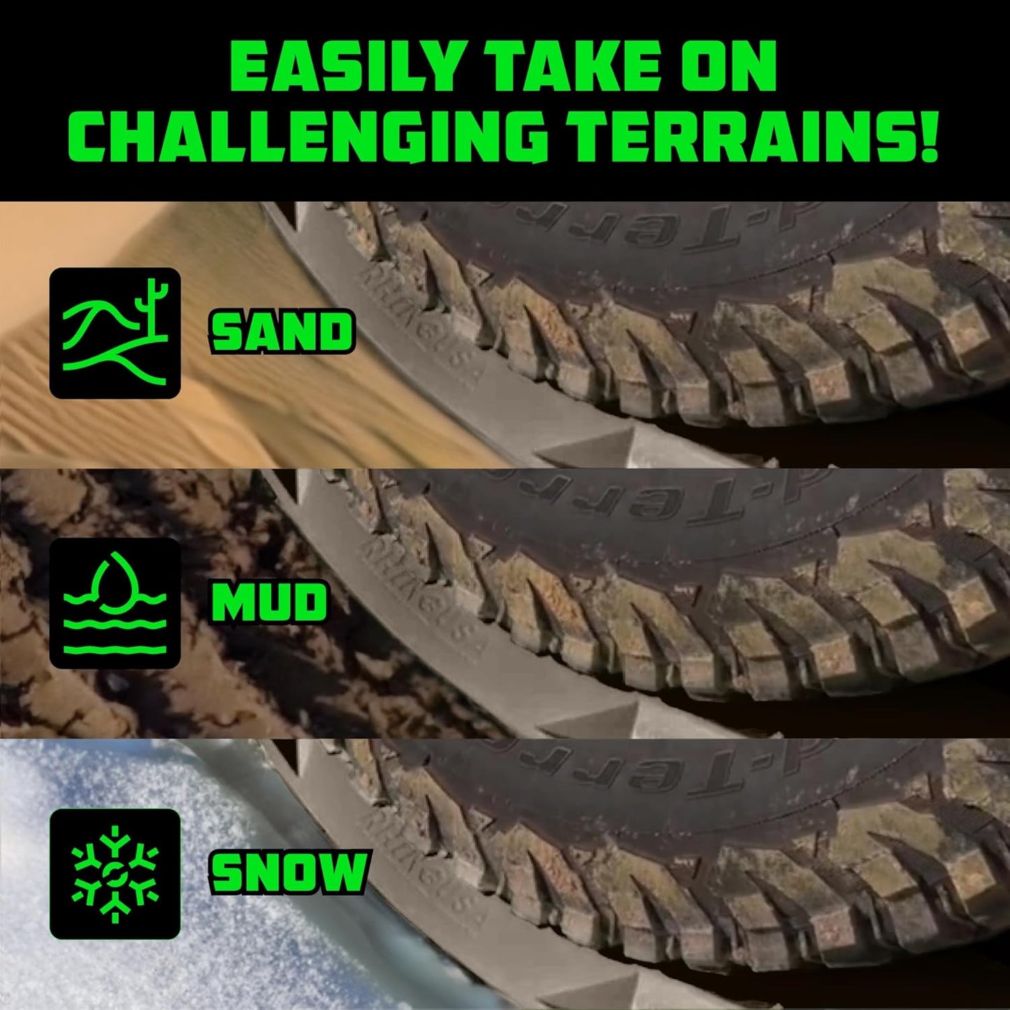 Rhino USA Off-Road Recovery Traction Boards