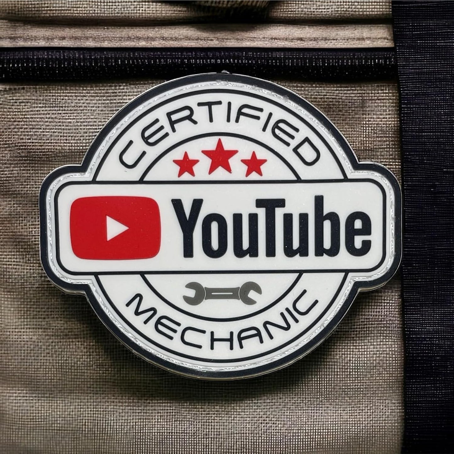 Certified YouTube Mechanic PVC Patch