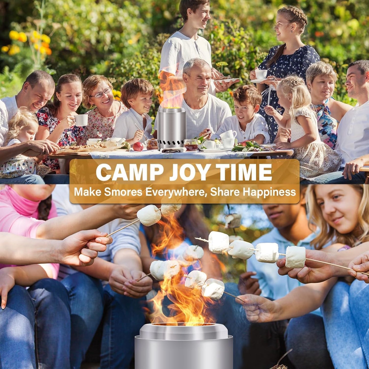 HGD 19.5" Smokeless Fire Pit Outdoor