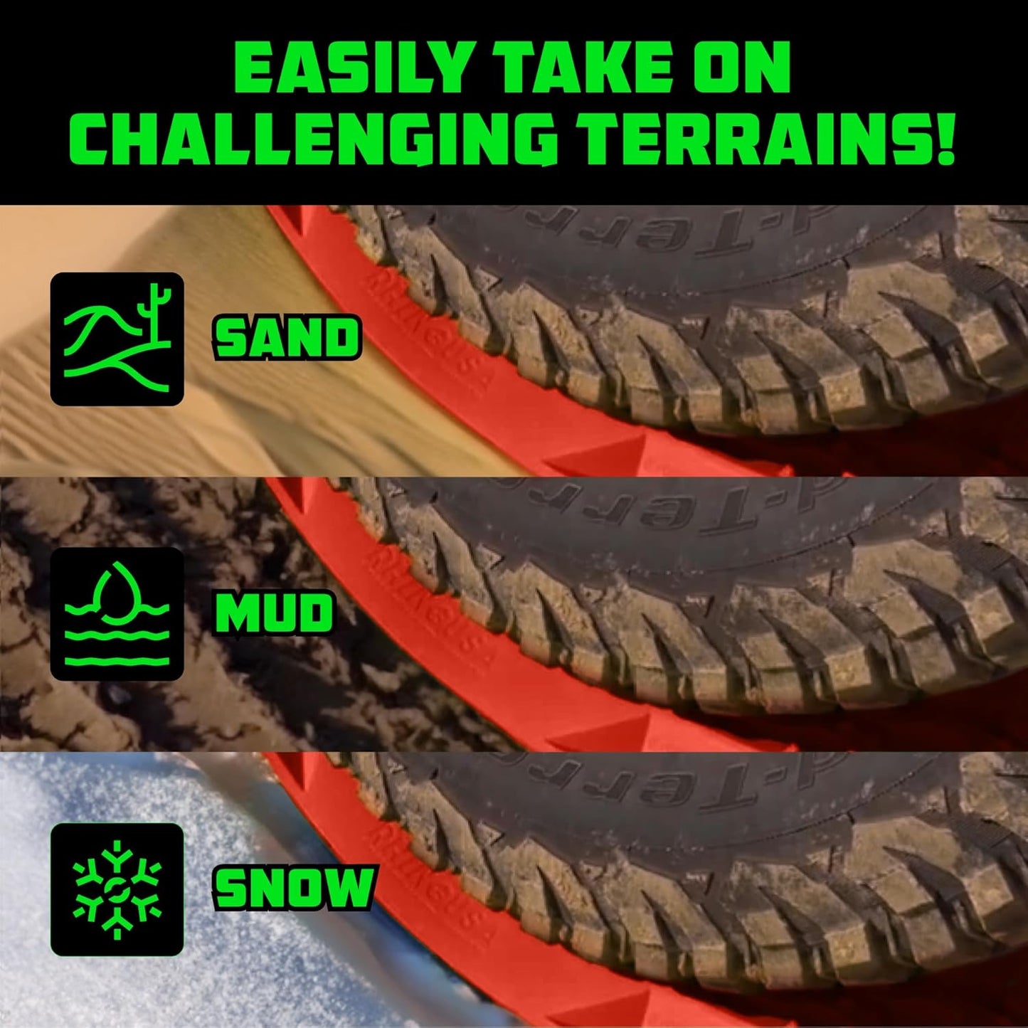 Rhino USA Off-Road Recovery Traction Boards