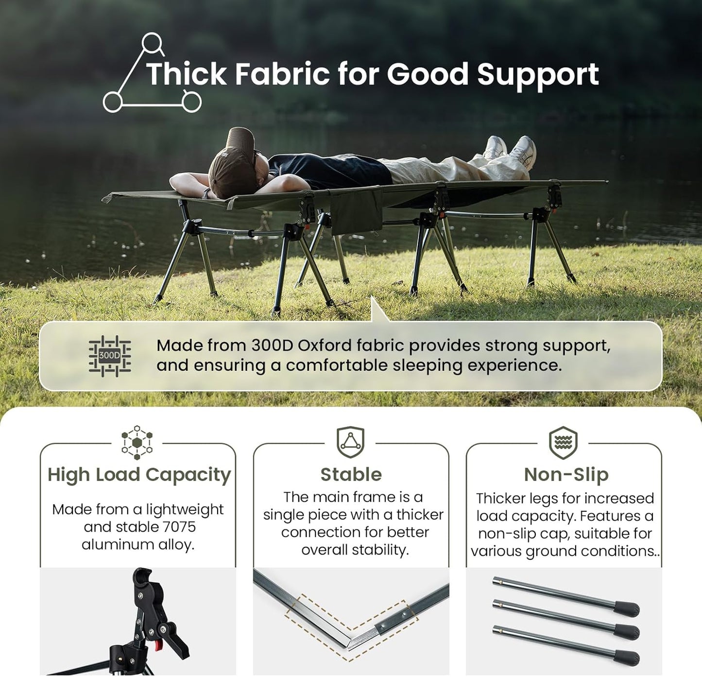 OneTigris Camping Cot