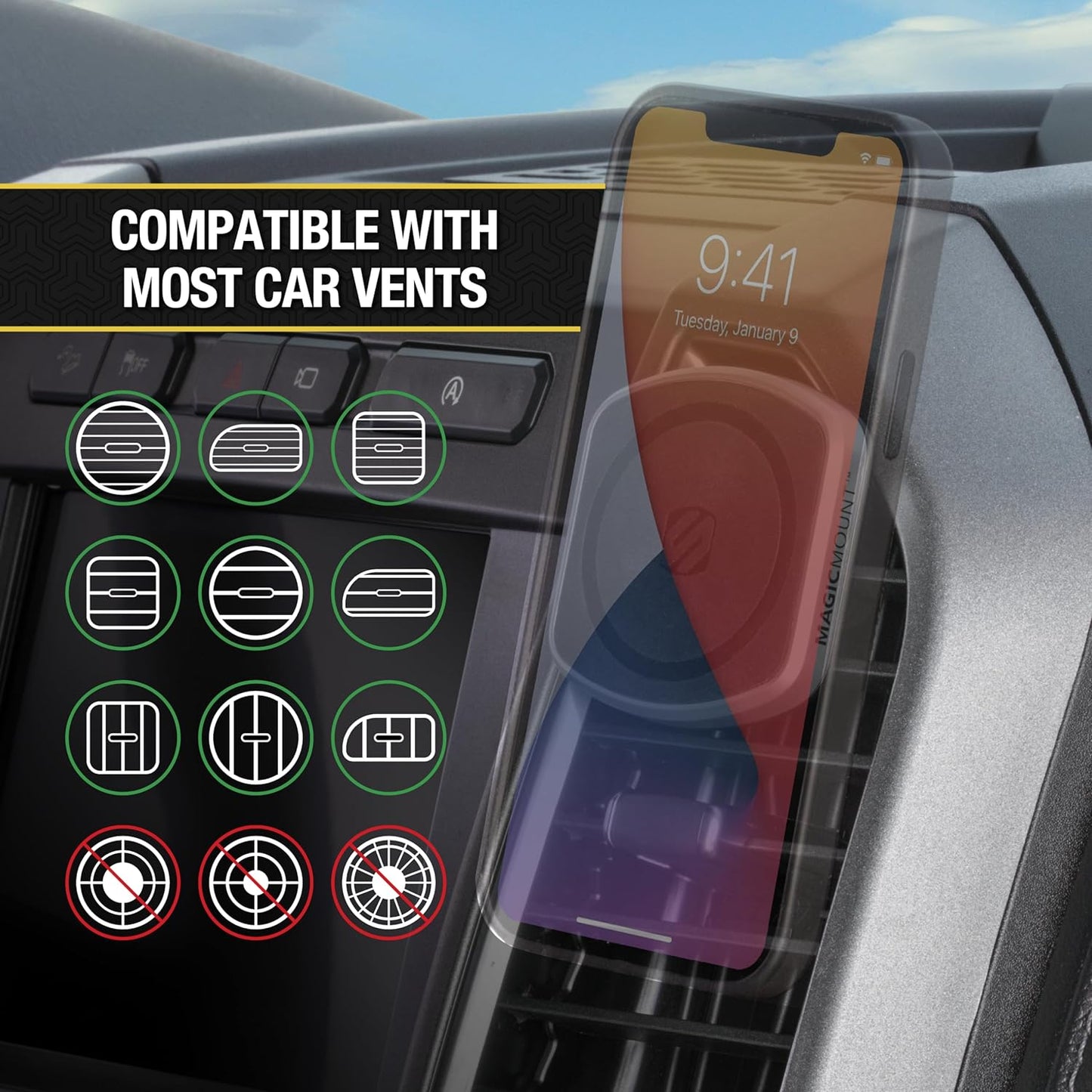 Scosche MagicMount Car Phone Holder