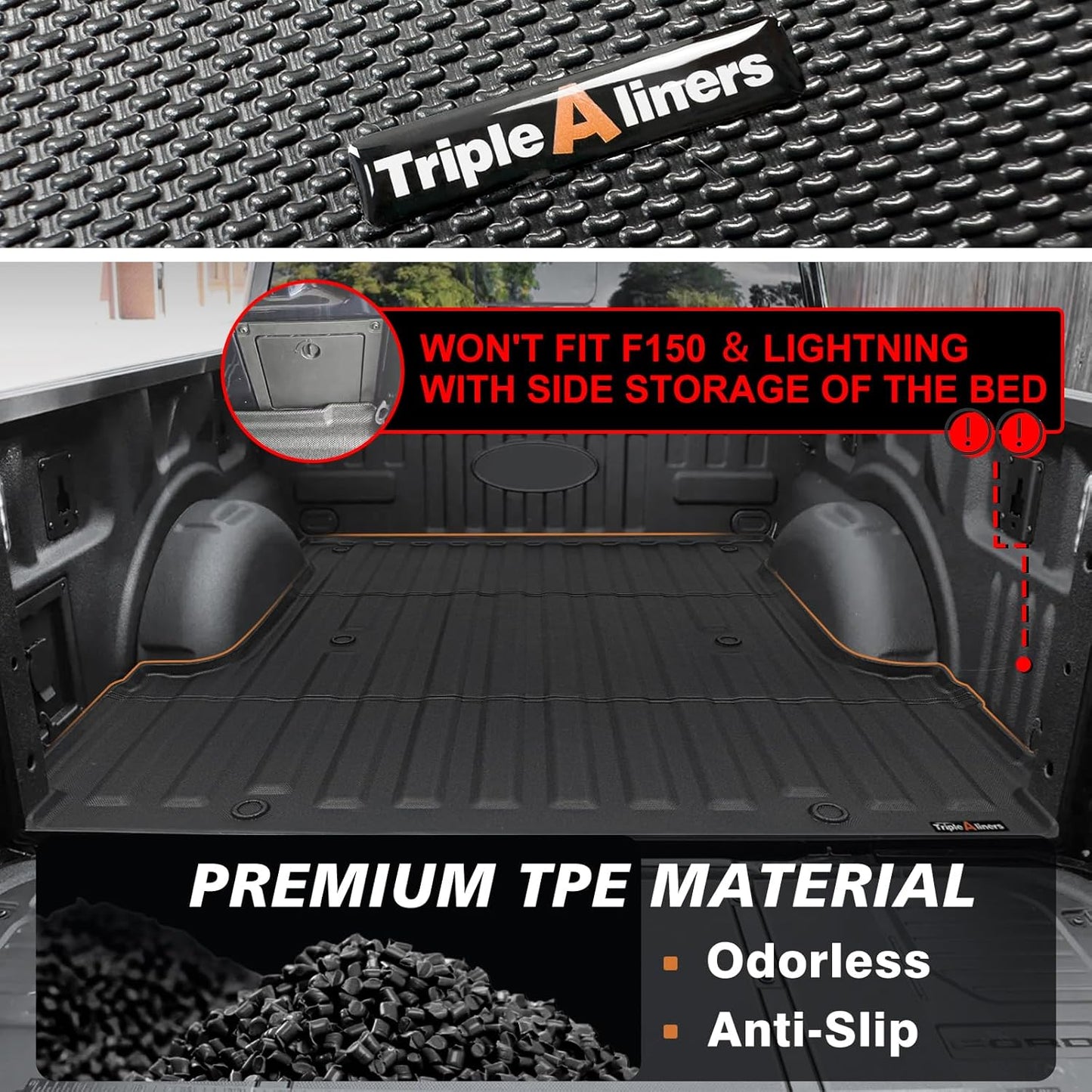 TripleAliners Truck Bed Mat