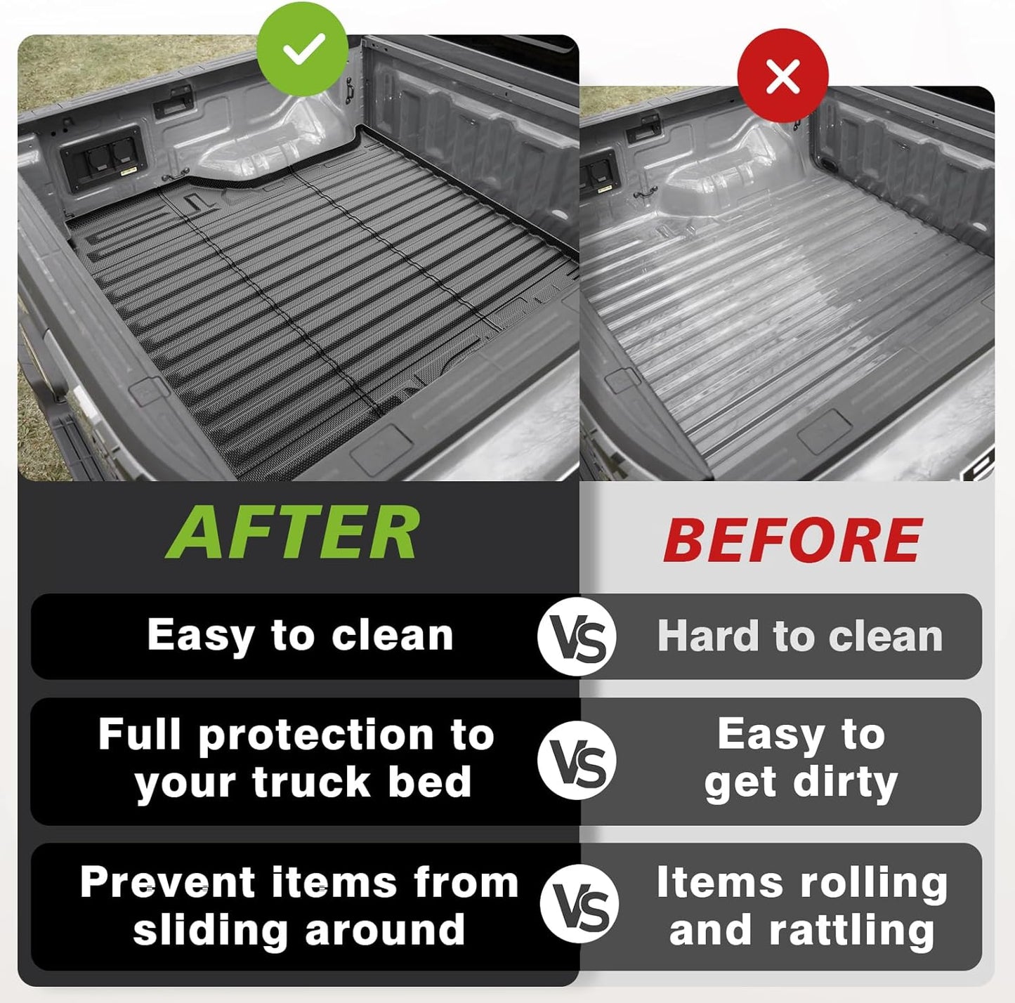 TripleAliners Truck Bed Mat