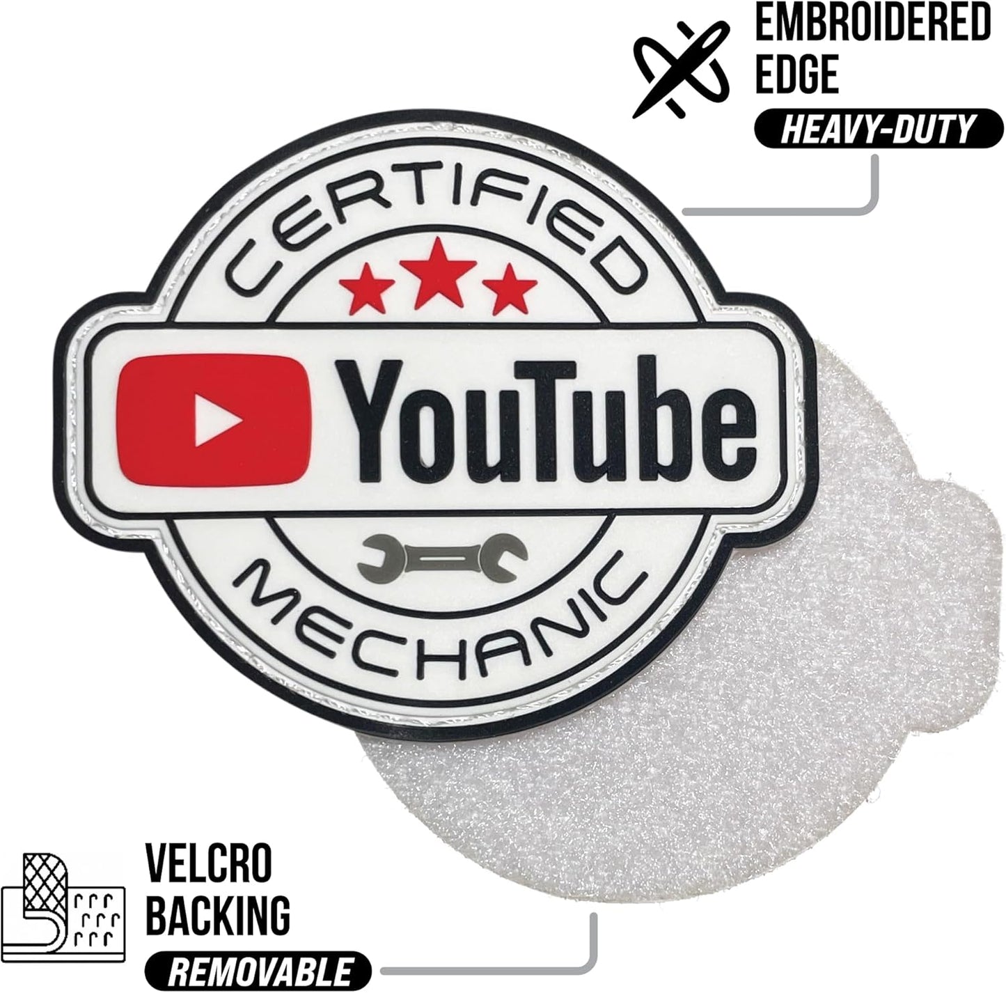 Certified YouTube Mechanic PVC Patch