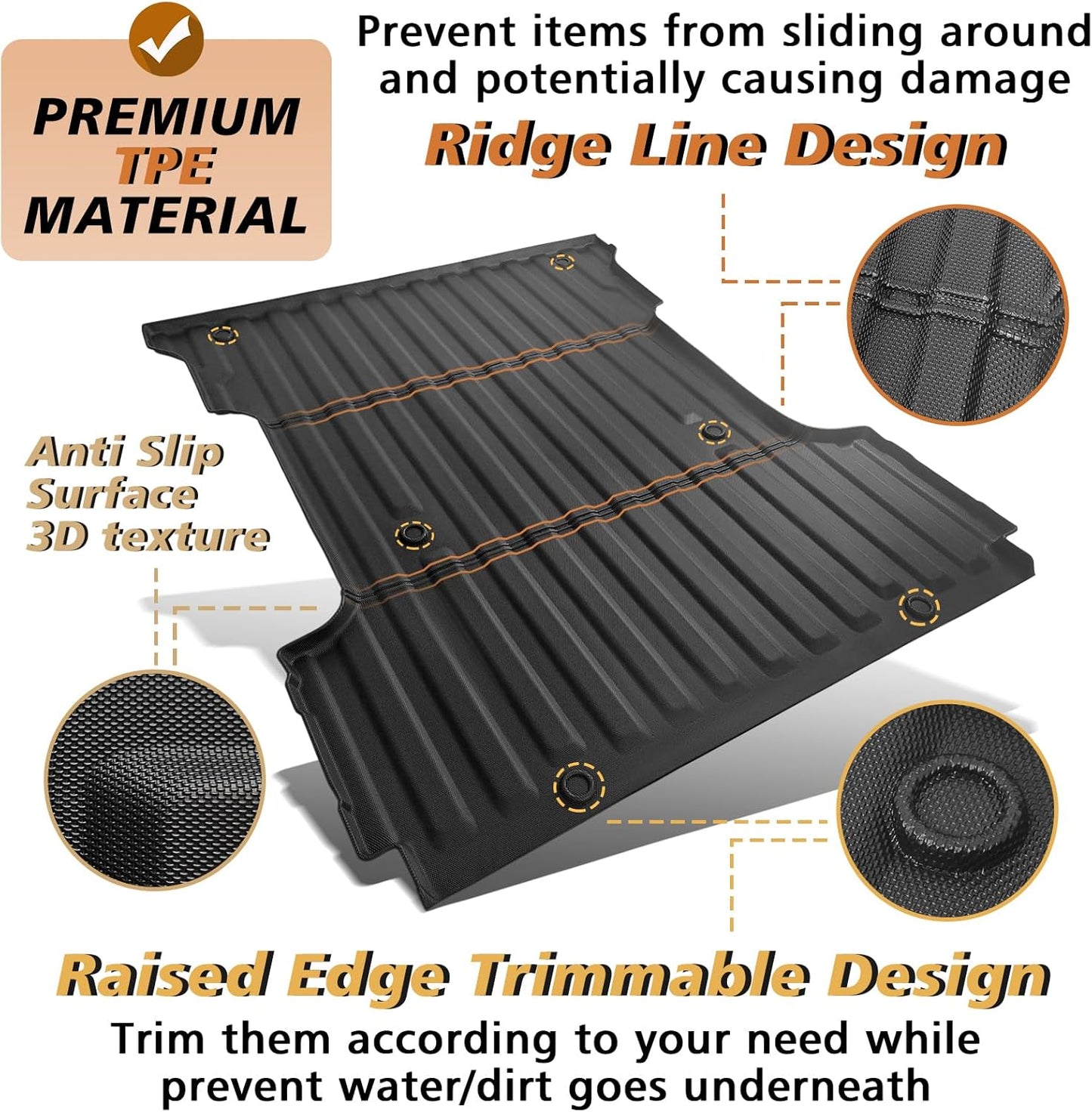 TripleAliners Truck Bed Mat