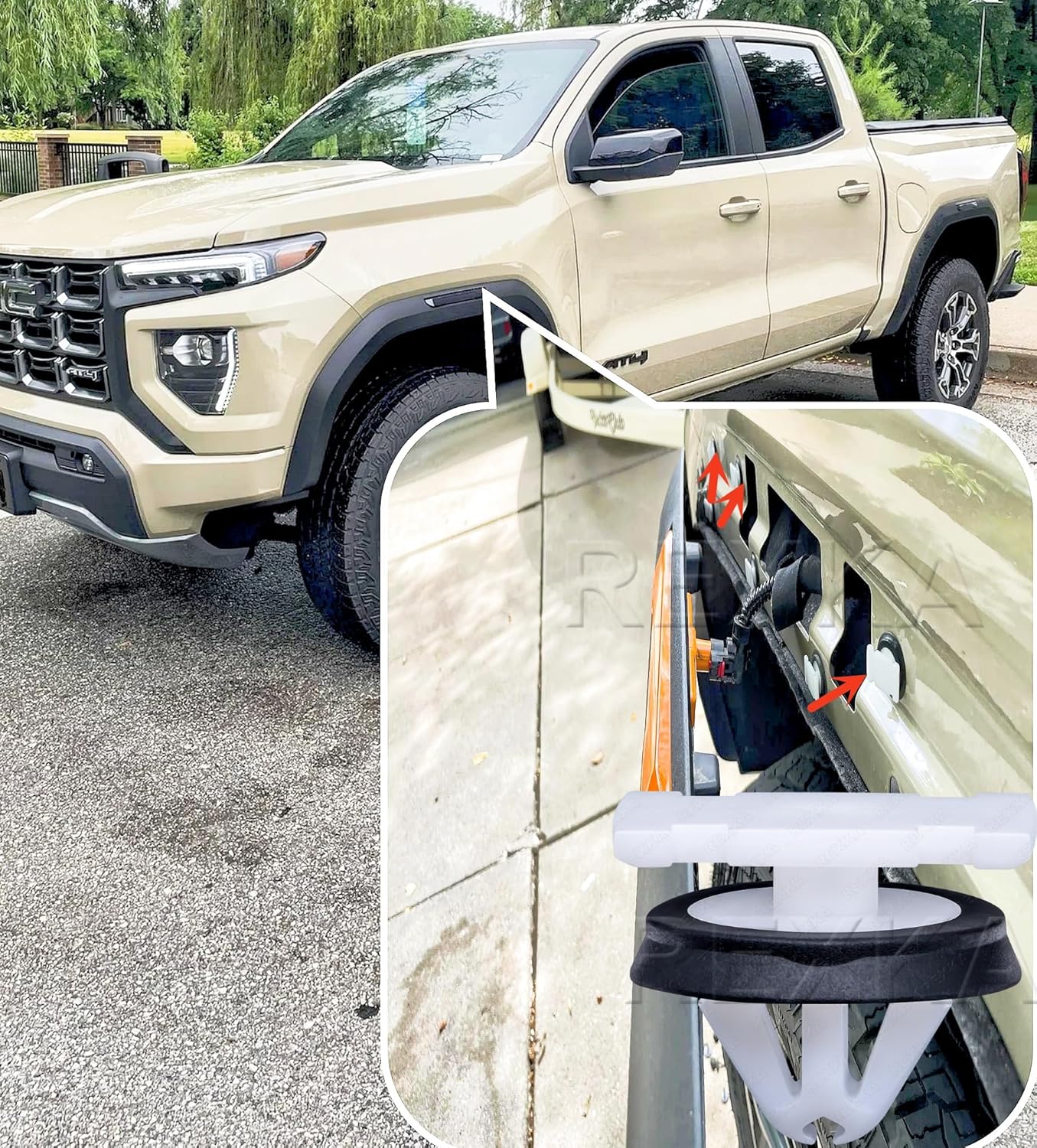 Rexka 30pcs Fender Flare Clip