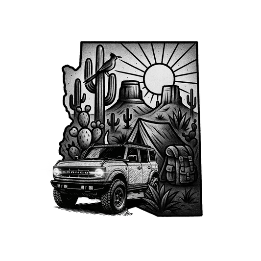 Arizona Bronco Sticker