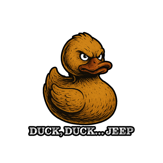 Duck Duck Jeep Sticker
