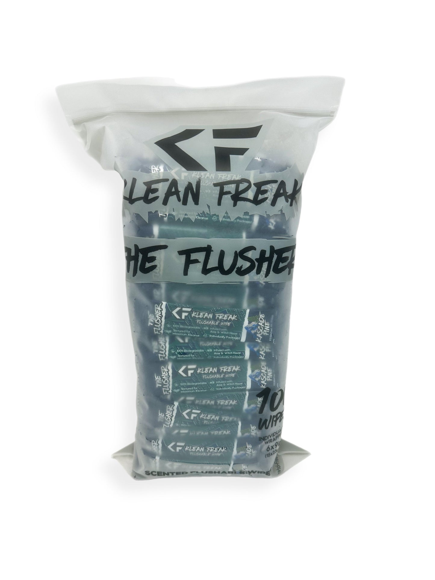 The Flusher - 100 Pack - Flushable Wipes
