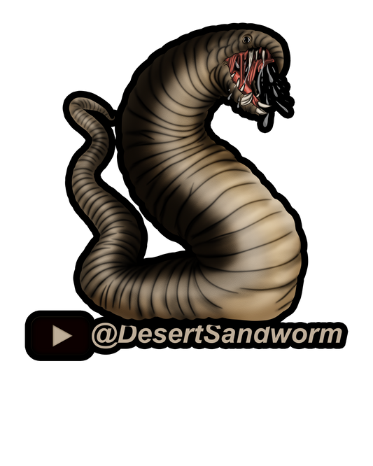 The Worm Holographic Sticker