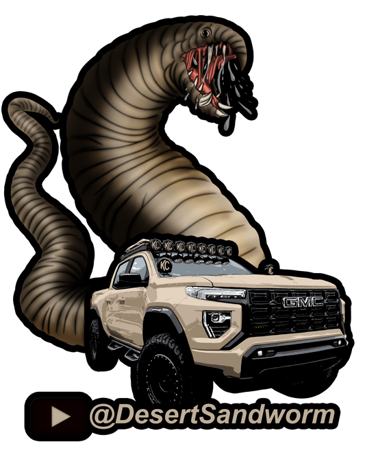 Desert Sandworm Sticker