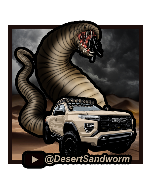 Desert Sandworm YT Sticker