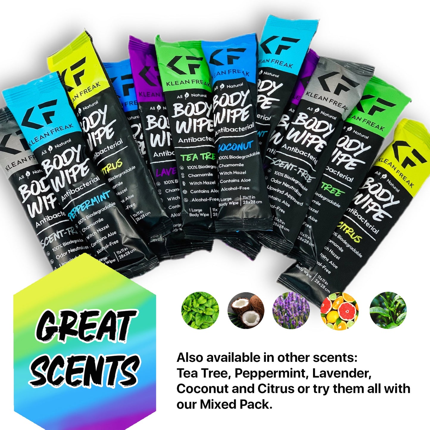 Body Wipes - 12 Pack