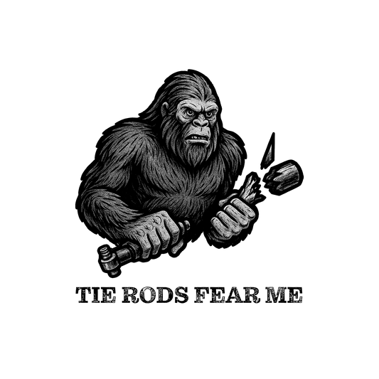 Tie Rods Fear Me Sticker