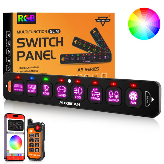 Used Auxbeam AS-800 Switch Panel