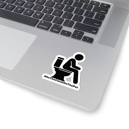 Poop On Company Time Sticker