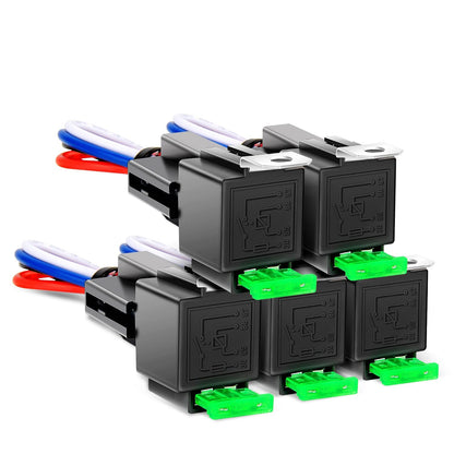 Nilight 5 Pack 30A Fuse Relay