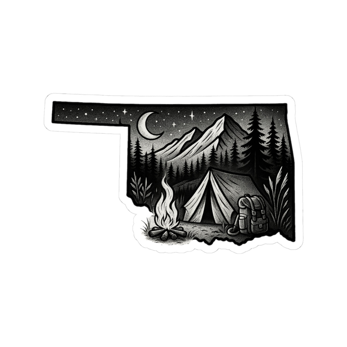 Camp Oklahoma Sticker