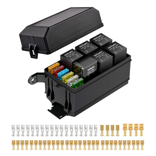 Nilight 5 Pack 30A Fuse Relay