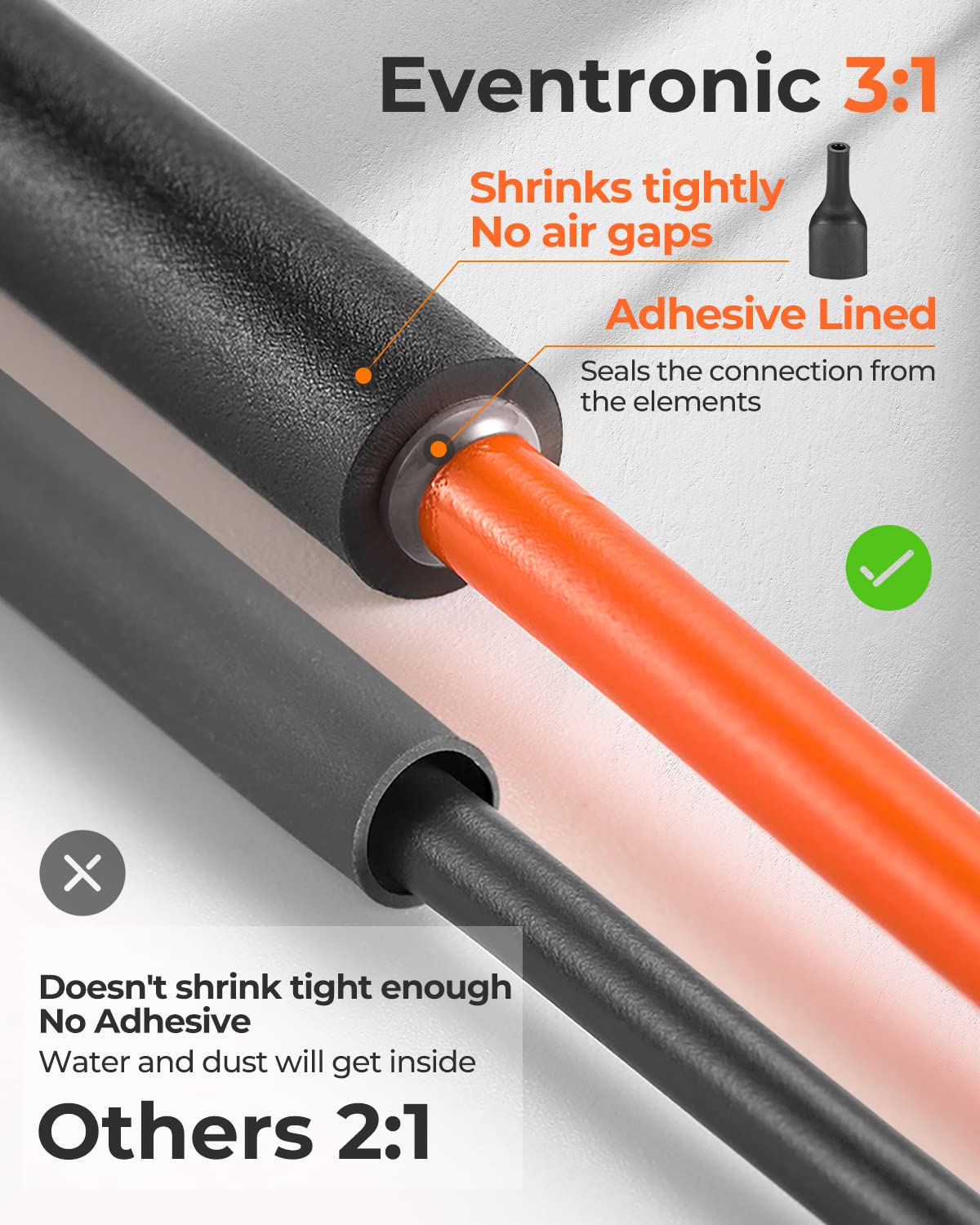 Eventronic 400 Pcs Heat Shrink Kit