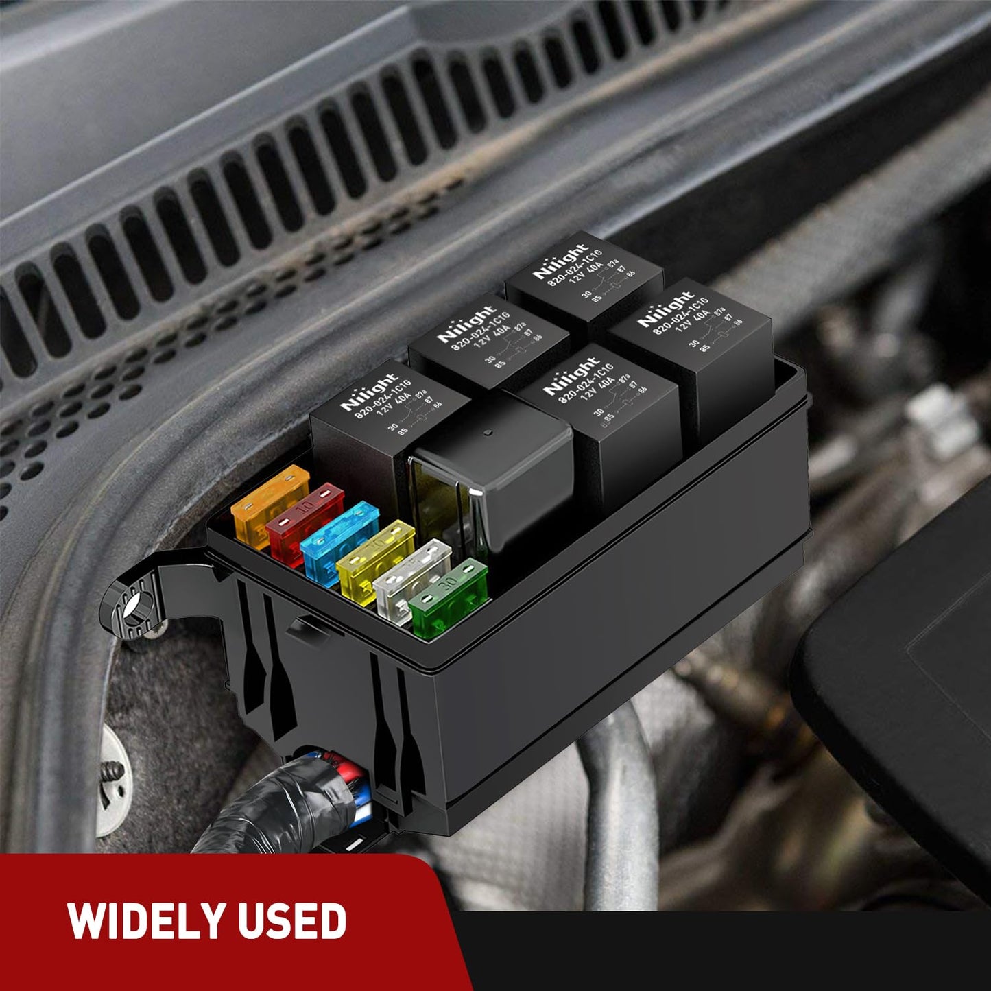 Nilight 5 Pack 30A Fuse Relay