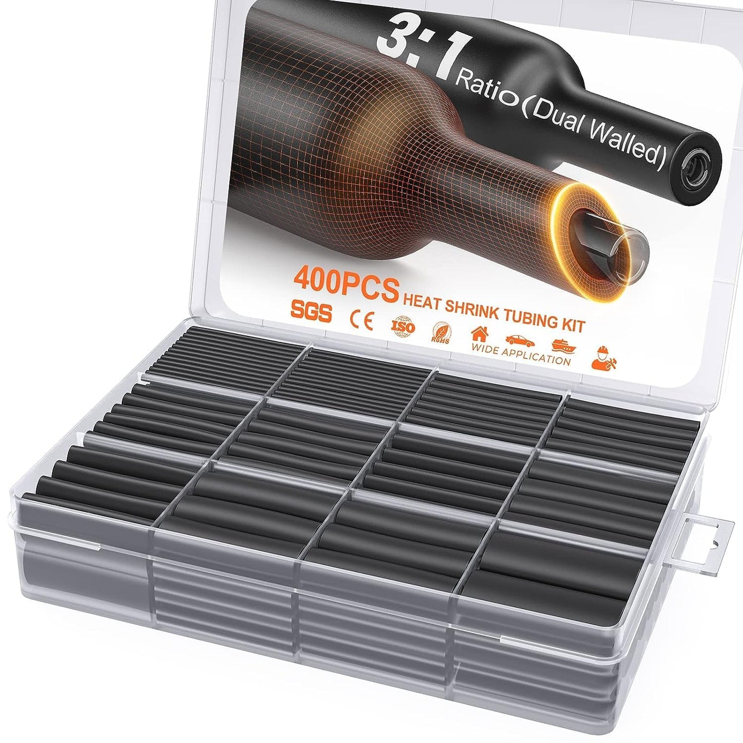 Eventronic 400 Pcs Heat Shrink Kit