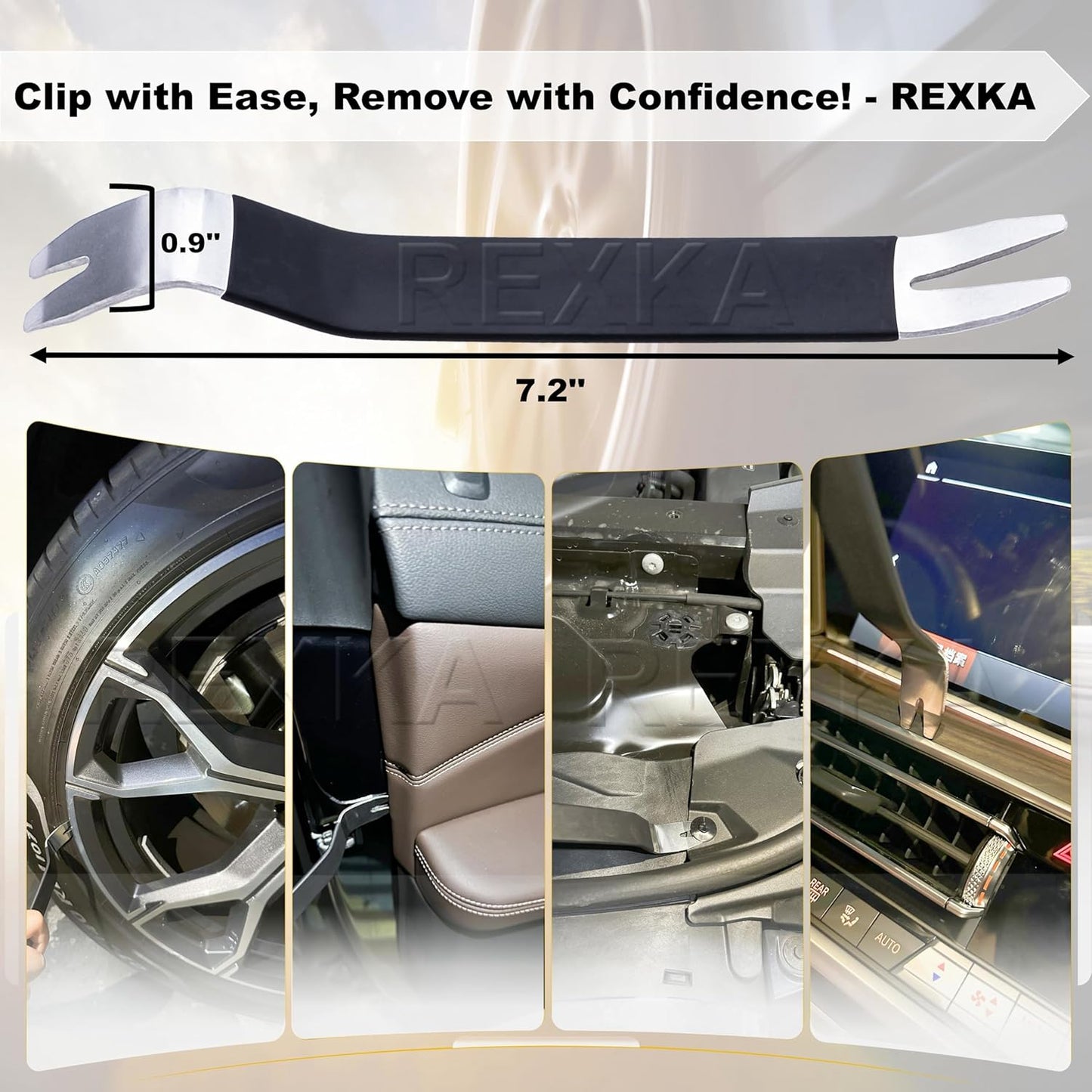 Rexka 30pcs Fender Flare Clip