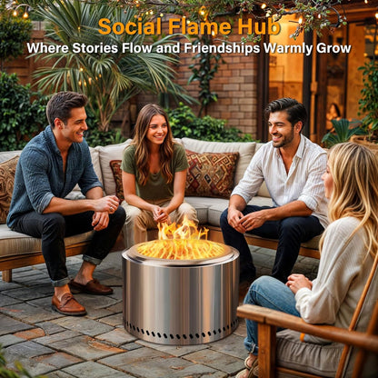 HGD 19.5" Smokeless Fire Pit Outdoor