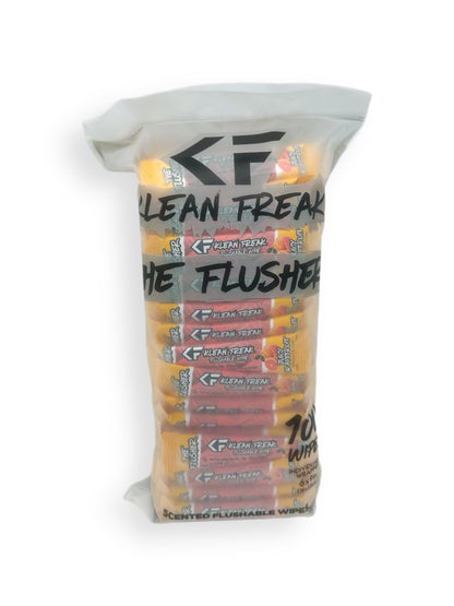 The Flusher - 100 Pack - Flushable Wipes
