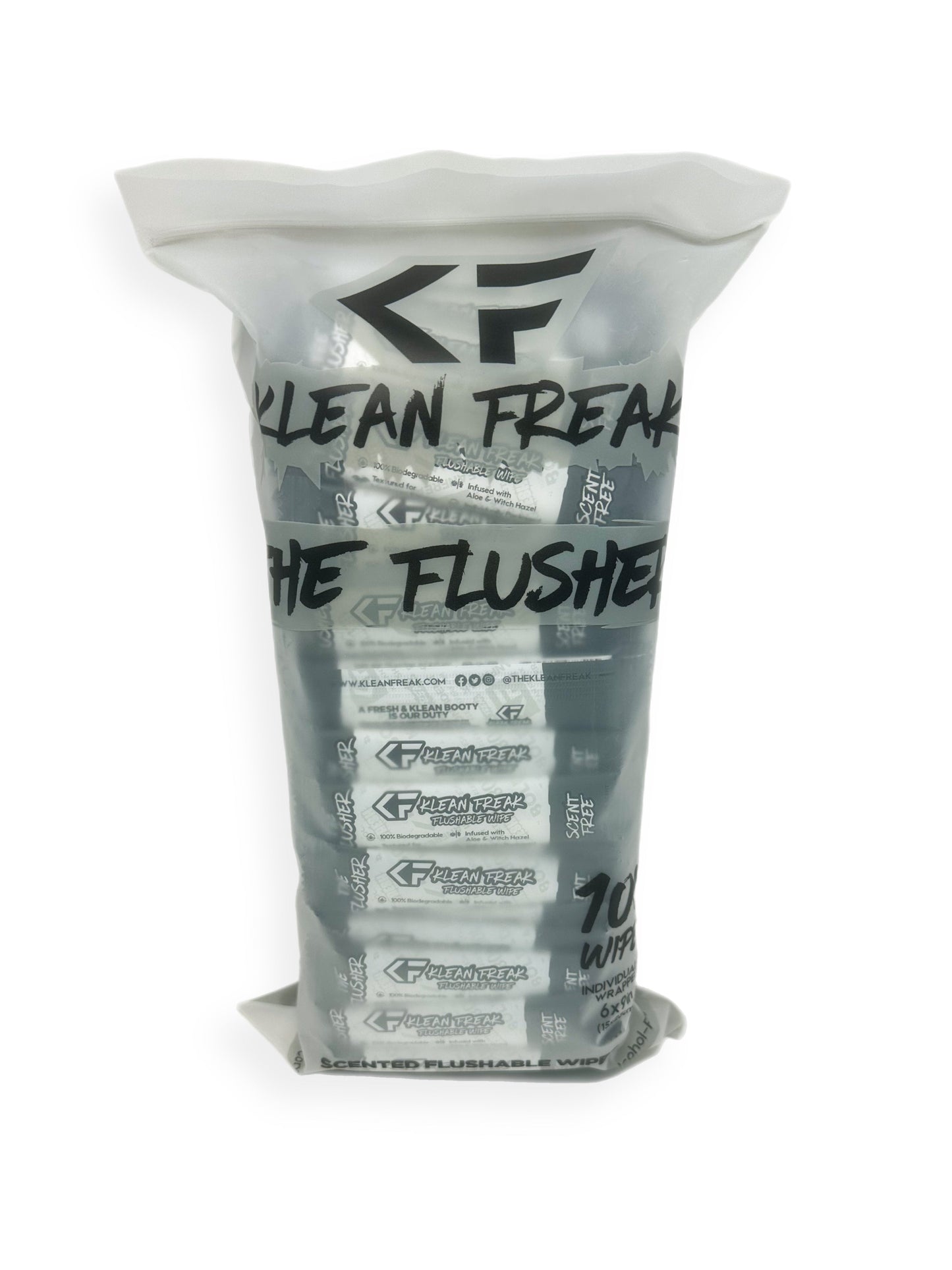 The Flusher - 100 Pack - Flushable Wipes