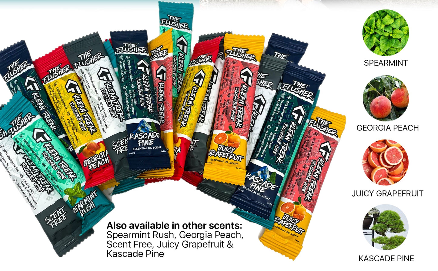 The Flusher - 100 Pack - Flushable Wipes