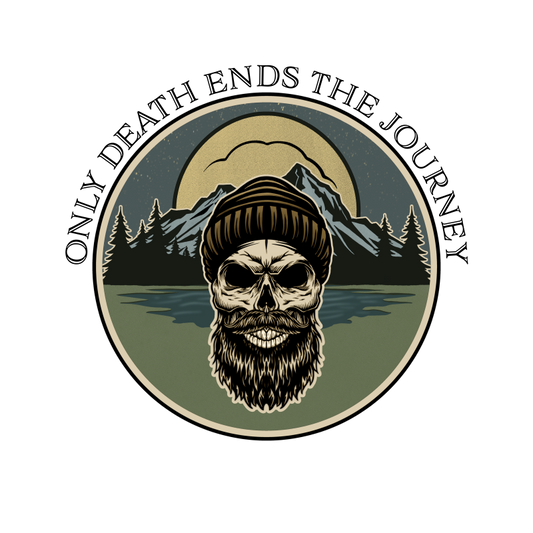 Only Death Ends the Journey Sticker