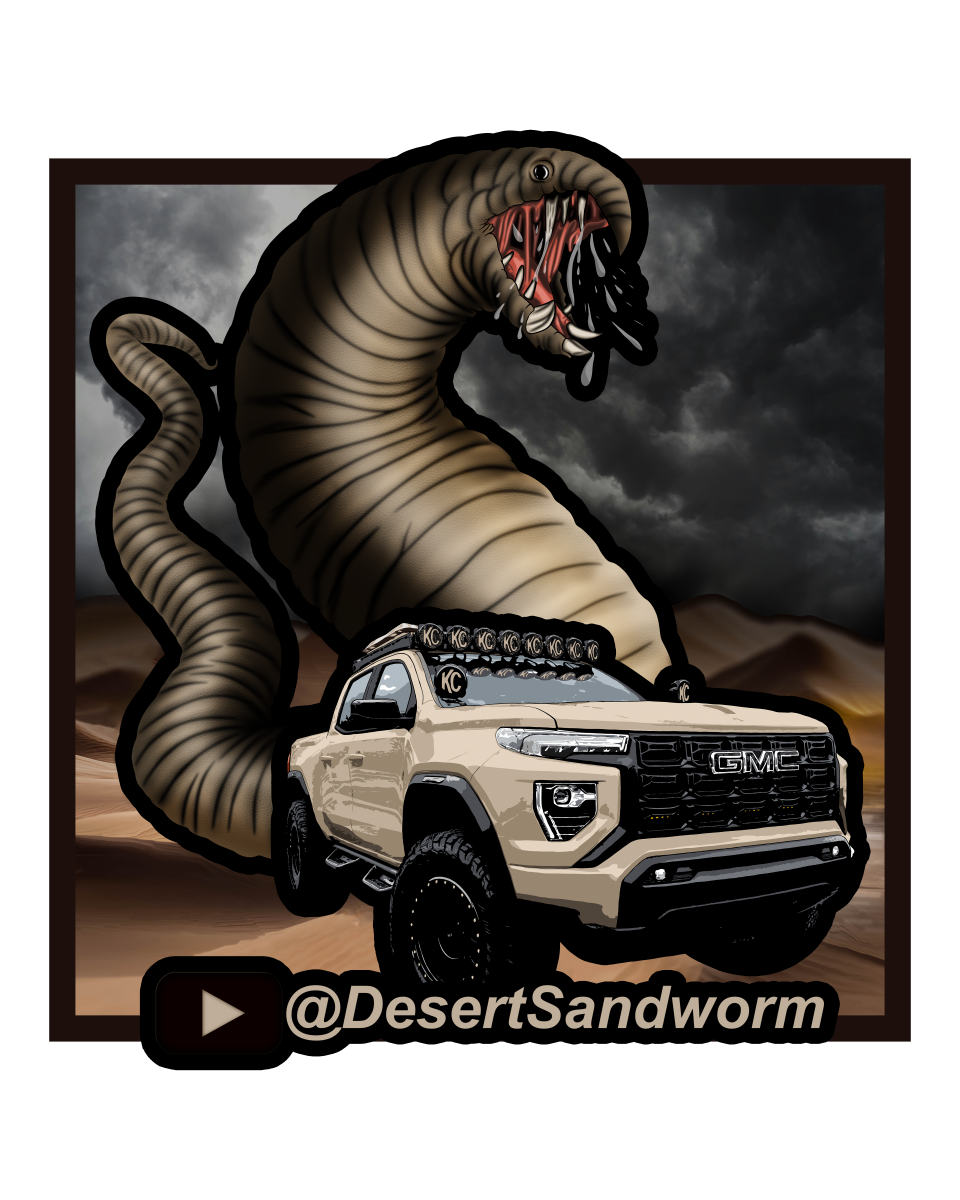 Desert Sandworm YT Sticker