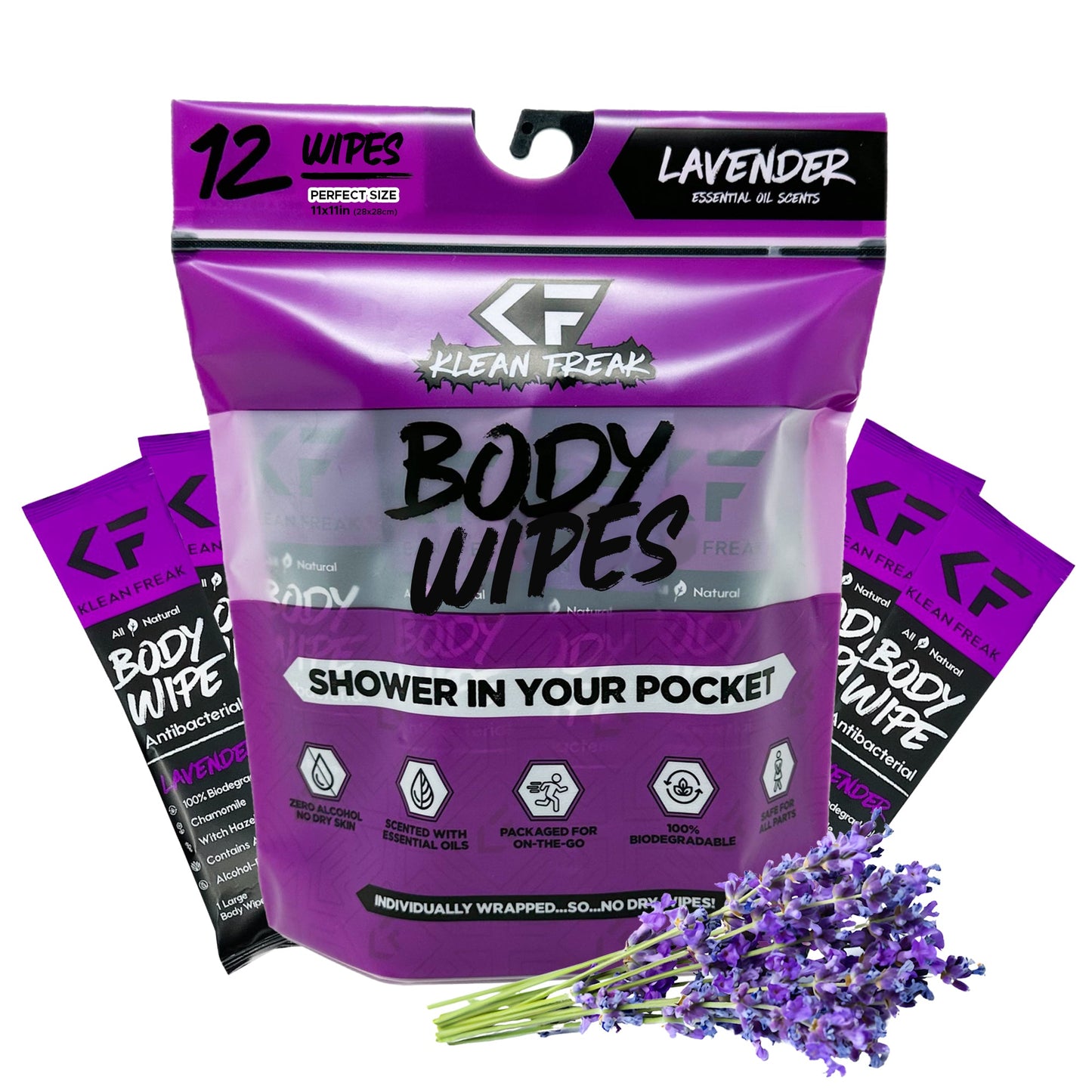 Body Wipes - 12 Pack